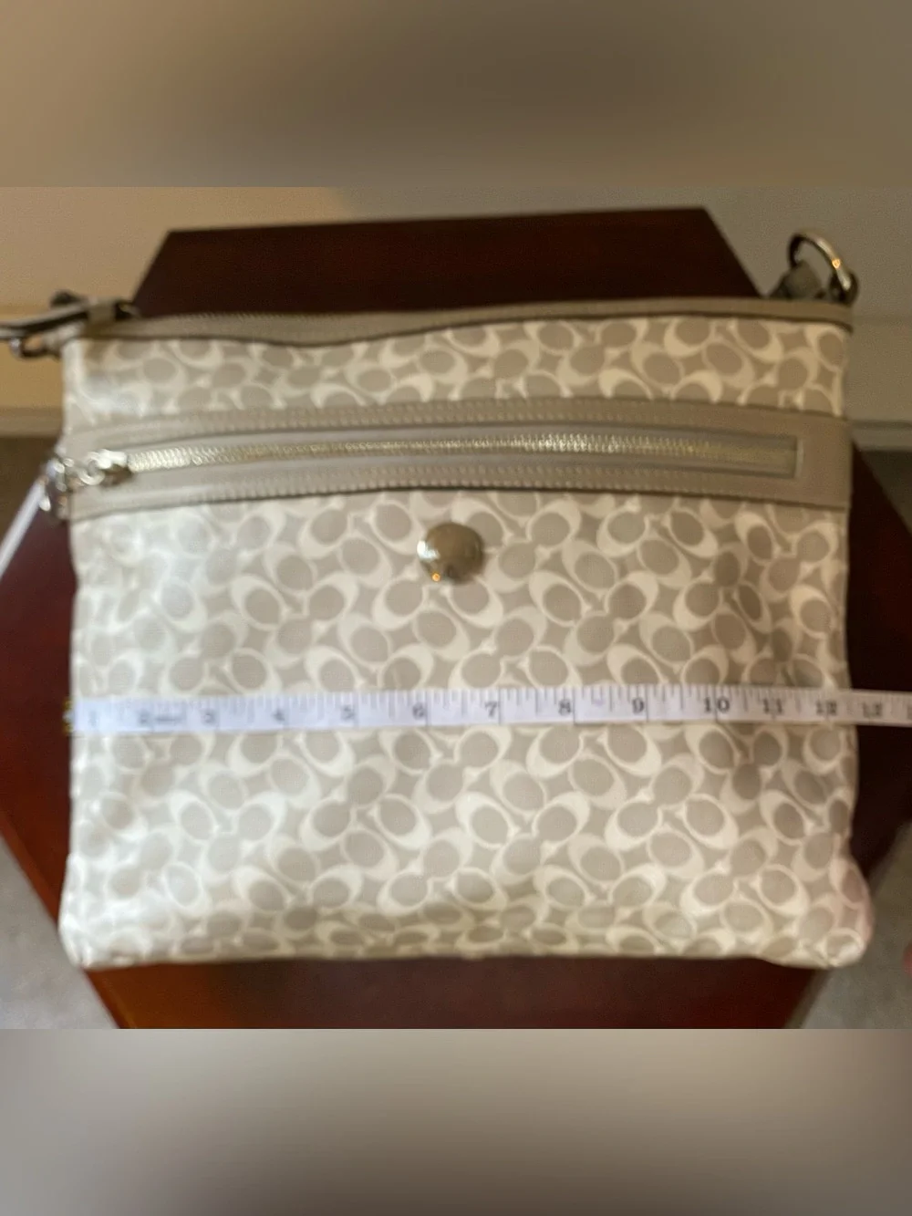 Coach crossbody grey